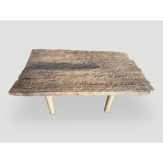 Tribal Andrianna Shamaris Wabi Sabi Coffee Table For Sale - Image 3 of 6