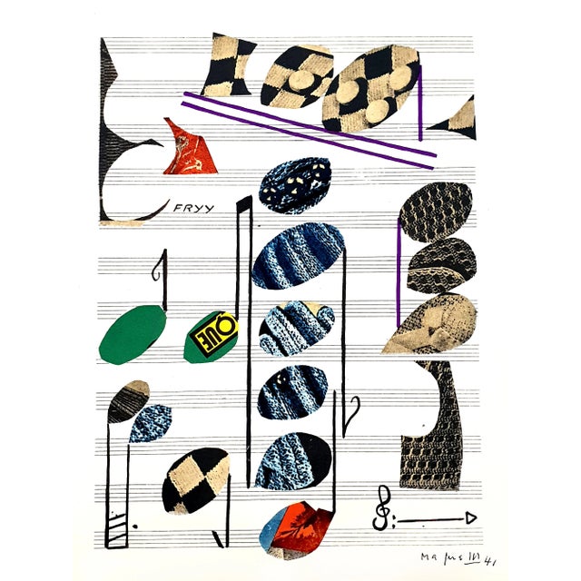 After Alberto Magnelli - Sorlier Lithograph 1971 For Sale