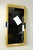 Metal Large Lacquered Parchment and Chrome Framed Mirror after Karl Springer For Sale - Image 7 of 12