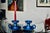 Blue Rimini Blue Ceramic Candlesticks by Aldo Londi for Bitossi, Italy, 1960, Set of 2 For Sale - Image 8 of 8