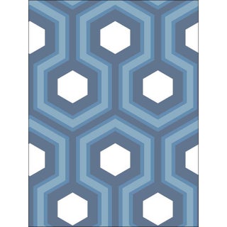 Cole and Son Hicks Grand Wallpaper in Blue For Sale