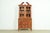 Baker Furniture Style Georgian Burled Walnut Breakfront Bookcase Cabinet, Circa 1960s For Sale - Image 17 of 17