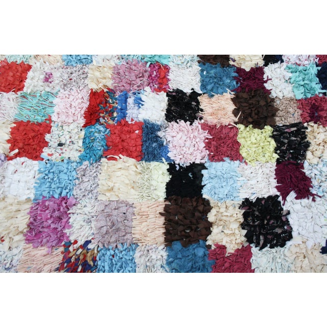 Mid 20th Century Vintage Moroccan Rug - 9'5'' X 4' For Sale - Image 4 of 6