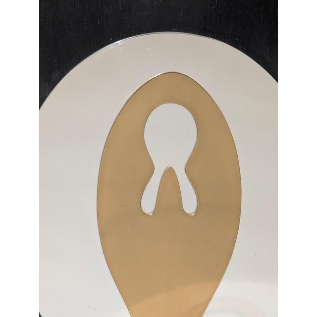 Hans Arp, Documenta III, 1964, Aluminum & Brass on Wood For Sale - Image 4 of 7