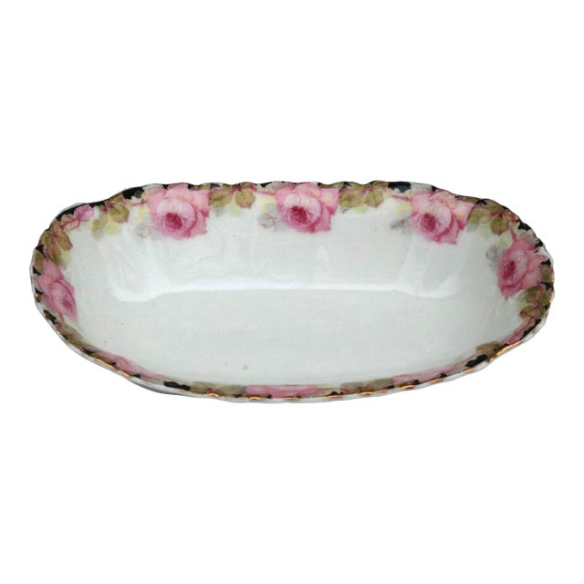 Early 20th Century Carl Tielsch (c.t.) Altwasser Celery Serving Dish For Sale