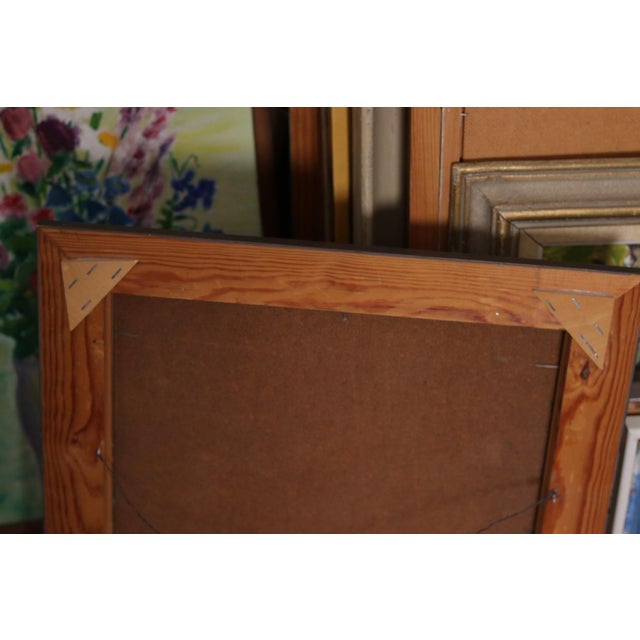 Svan Grandin, House and Garden, 1950s, Oil on Panel, Framed For Sale - Image 12 of 13