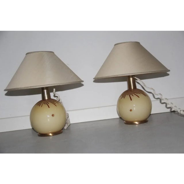 This vintage pair of Murano glass table lamps was produced by La Murrina. This piece has an attribution mark, I am sure...