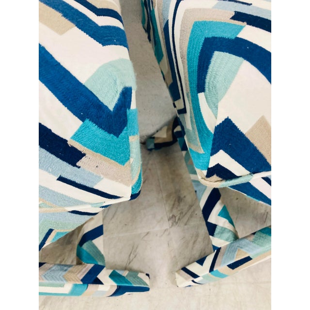 1970s X Benches, a Pair, Newly Upholstered For Sale - Image 5 of 9