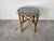 Vintage Coastal Bamboo & Rattan End Table With Glass Top For Sale - Image 9 of 12