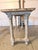 Mid 20th Century European Console Table With Turned Spindle Legs and Wrought Iron Stretcher For Sale In Chicago - Image 6 of 7