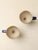 Ceramic Art Deco Hand-Painted Vintage-Style Uniquely Shaped Coffee Cup - Set of 2 For Sale - Image 7 of 7
