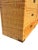 Vintage Wicker Rattan Pair of Chest of Drawers Dressers With Brass Campaign Style Hardware For Sale - Image 9 of 13