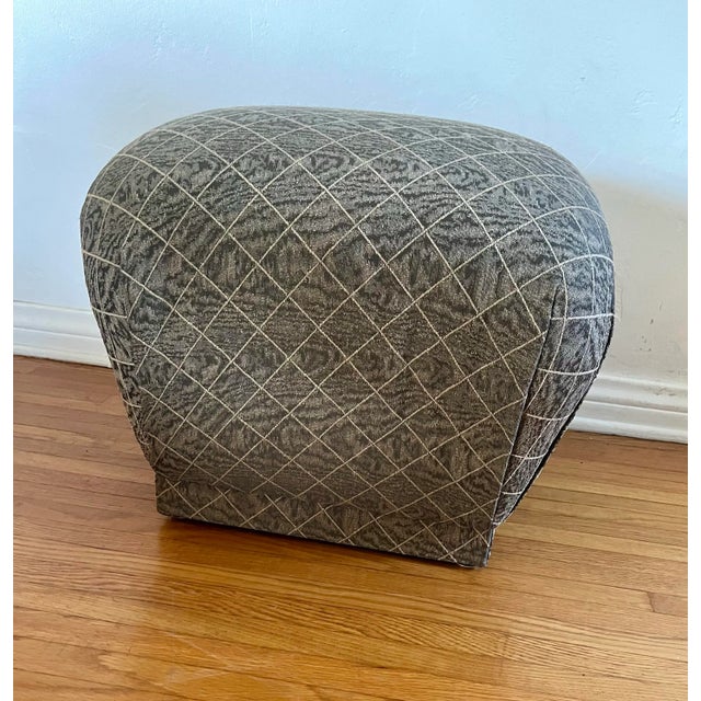 Marge Carson Vintage Marge Carson Pouf For Sale - Image 4 of 9