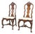 Dutch Walnut Side Chairs, 1750s, Set of 2 For Sale