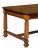 Antique Victorian Tiger Oak Library Table With Two Drawers - Six Feet Long For Sale - Image 9 of 12