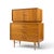 Mid-Century Modern Paul McCobb Style Furnette Mid Century Walnut and Brass Highboy Dresser For Sale - Image 3 of 7