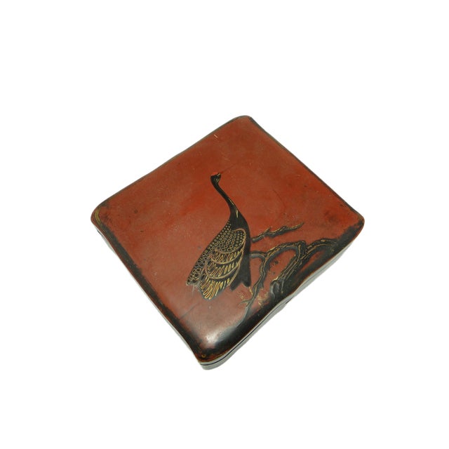 Japanese Lacquerware Box, 1920s For Sale - Image 10 of 13