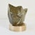 Vintage Moss Green Marble Sculpture on Bronze Plinth by Alice Ward, 1960s For Sale - Image 4 of 10