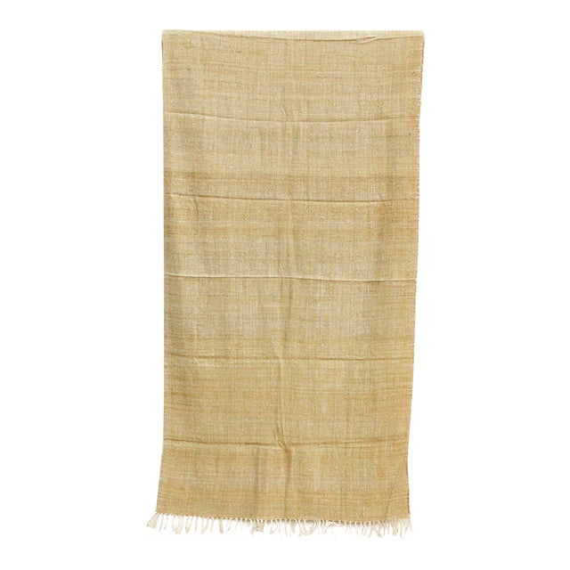 Organic Peace Silk Throw, Woven Earth For Sale
