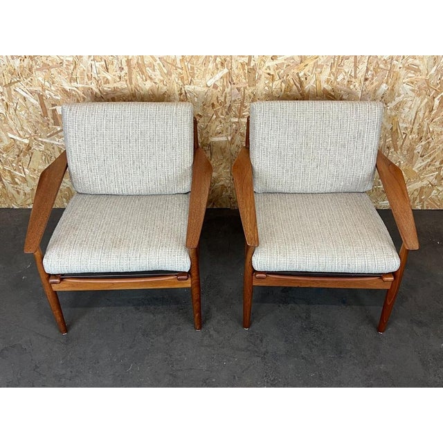 Set of Vintage Teak Armchairs by Svend Aage Eriksen for Glostrup, 1970s For Sale - Image 17 of 18