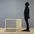 Vintage Italian-made cabinet from the 1970s, made of white lacquered wood with a marble top. It features a central shelf...