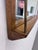 Wood Drexel Wall Mirror with Brass Trim and Walnut, Mid-Century 1955 For Sale - Image 7 of 9
