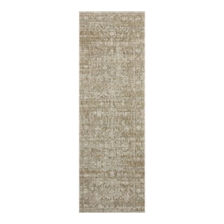 Amber Lewis x Loloi Honora Khaki / Beige 2'-7" x 10'-0" Runner Rug For Sale
