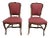 Vintage French Regency Carved Dining Chairs - a Pair For Sale