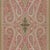 Sample- Schumacher Pasha Paisley Fabric in Pomegranate For Sale