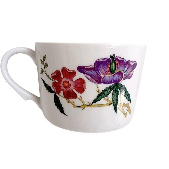 3 Cups Limoges Raynaud Ceralene Dioraflor Tea Coffee Mioraflor Floral France This listing is for 3 cups 100% Authentic...