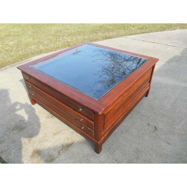 Vintage Bob Timberlake Cherry Square Coffee / Cocktail Table Chairish