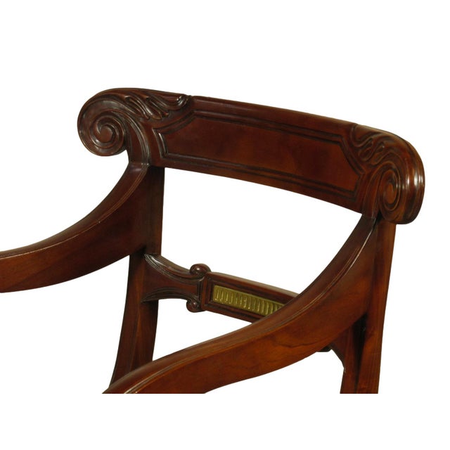 Set of Six (6) Regency Style Dining Chairs For Sale - Image 9 of 14