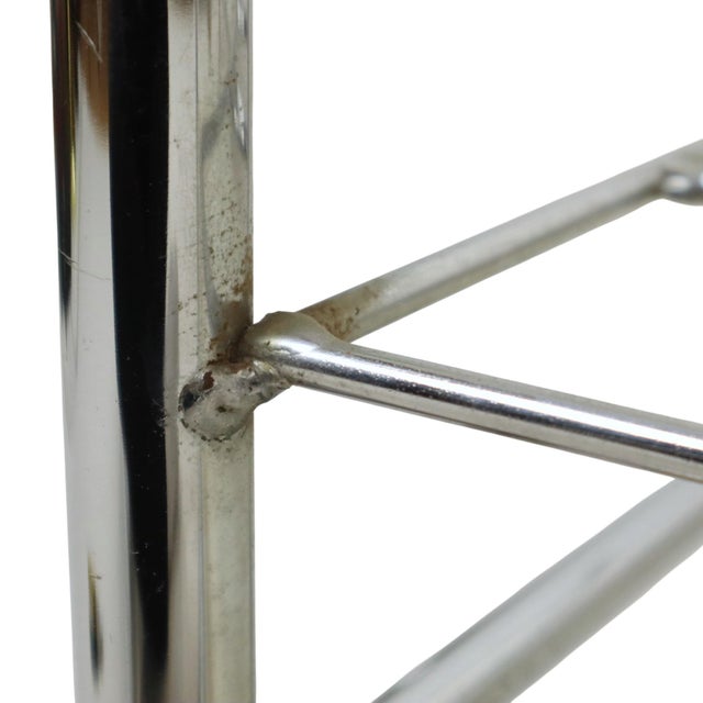 Vintage Serving Cart in Chrome, 1960s For Sale - Image 3 of 16