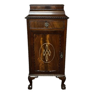 Edwardian Mahogany Wine Cabinet Celleratte For Sale