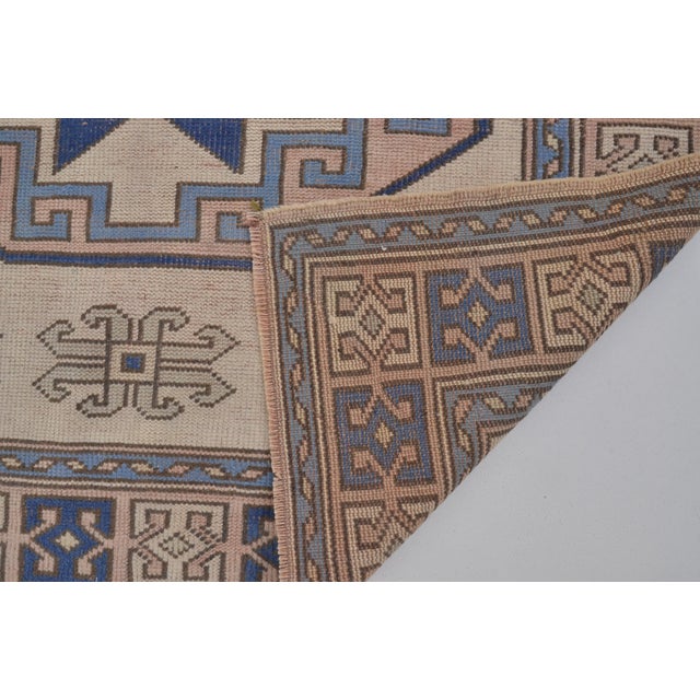 Antique Oushak Floral Carpet For Sale - Image 9 of 9