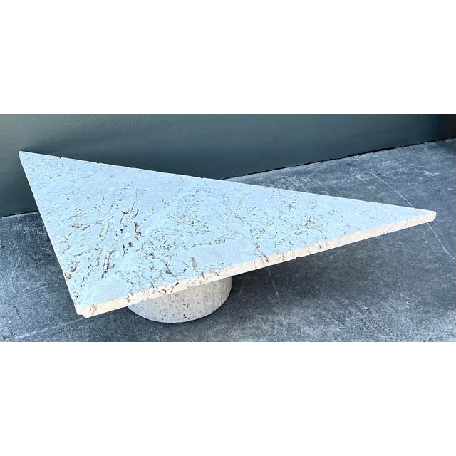 Vintage Geometric Coquina Coffee Table For Sale - Image 9 of 12