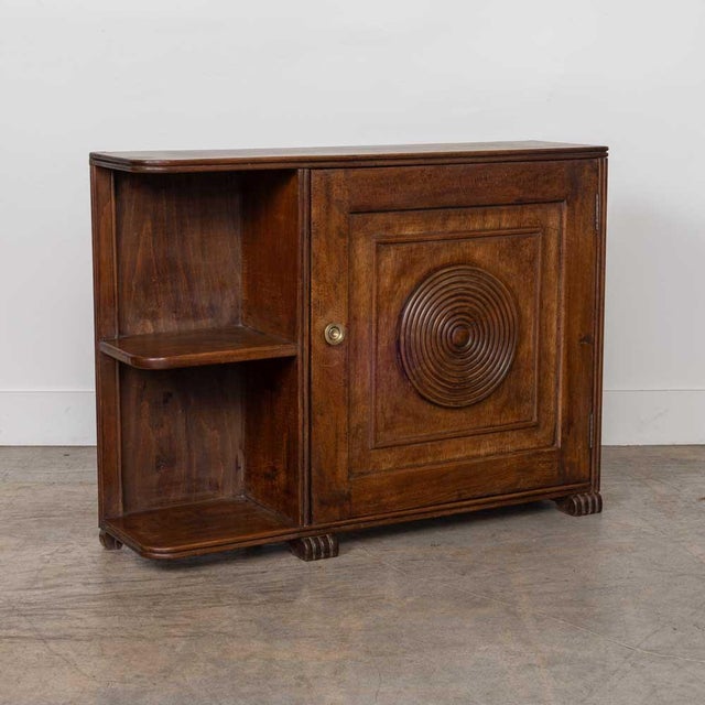 French Carved Wood Side Table in the Style of Charles Dudouyt For Sale - Image 9 of 13