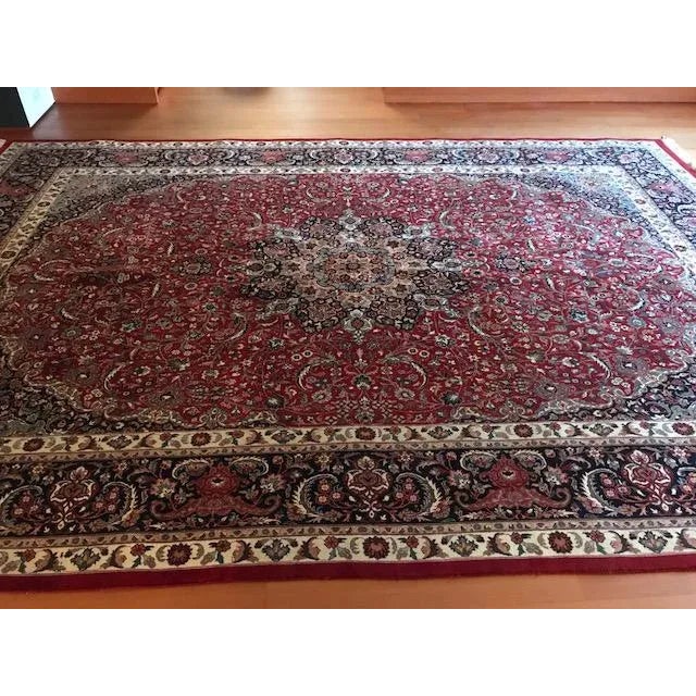 Persian Persian Hand Knotted Rug - 10′2″ × 14′5″ For Sale - Image 3 of 3