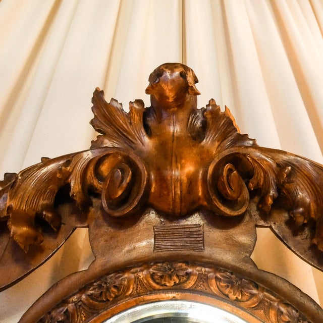 19th Century Italian Mirror Carved with Cherubs For Sale - Image 11 of 12