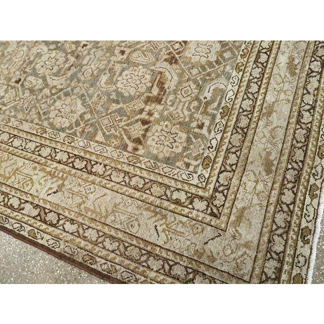Galerie Shabab Collection Early 20th Century Persian Malayer Carpet For Sale - Image 9 of 10