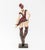 Josepha Standing Woman in a Red Dress Resin Sculpture For Sale - Image 9 of 14