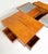 Mid-Century Burl Wood and Metal Coffee Table attributed to Guido Faleschini, 1970s For Sale - Image 11 of 15