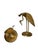 Mid 20th Century Vintage Mid-Century Solid Brass Crane Figurines, Pair – Hollywood Regency Bird Sculptures For Sale - Image 5 of 7