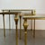 Brass Nesting Tables from Maison Baguès, France, 1950s, Set of 3 For Sale - Image 10 of 14