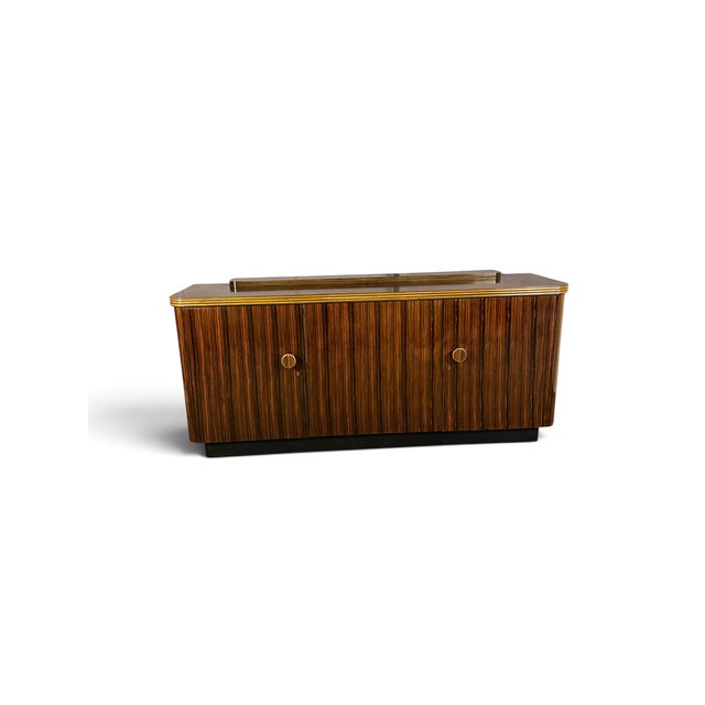 Art Deco Sideboard in Makassar Ebony, 1930s For Sale - Image 13 of 13
