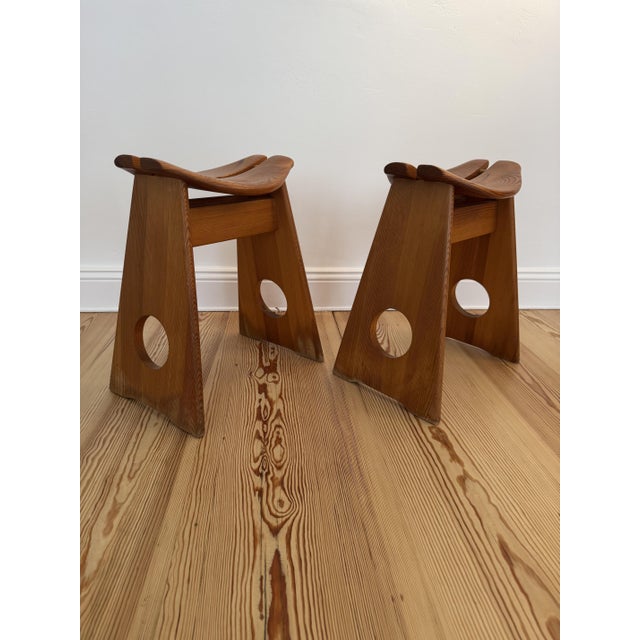 1960s Stools by Gilbert Marklund for Furusnickarn Ab, 1960s, Set of 2 For Sale - Image 5 of 6