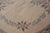 Chinese Vintage Round Chinese Floral Wool Rug With Sculpted Botanical Design & Fringe For Sale - Image 3 of 7
