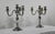 Silver Bronze Candleholders, Late 19th Century, Set of 2 For Sale - Image 3 of 17