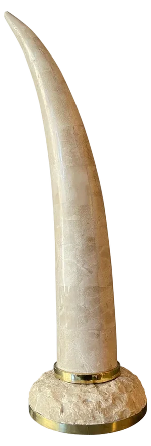 Tessellated Marble Tusk from Maitland Smith, 1980
