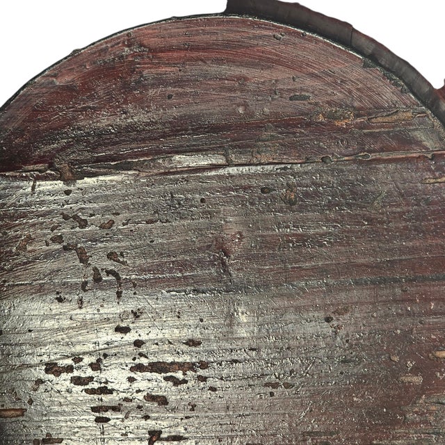 Chinese Red Lacquer Rice Bucket Decorative Storage Container 13" For Sale - Image 11 of 15